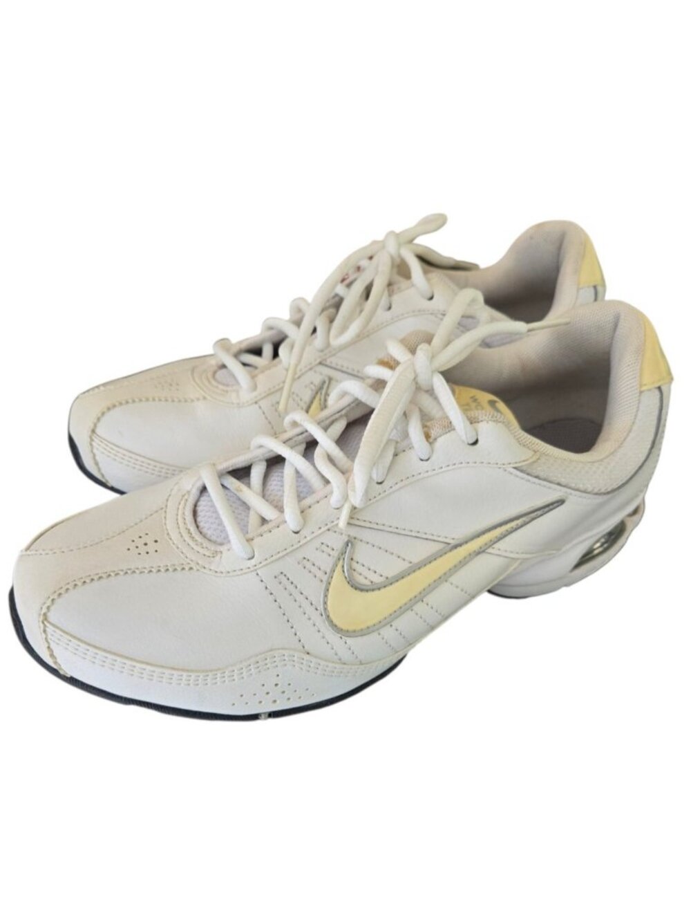 Nike Air Exceed White & Yellow Chunky Sneakers 9.5